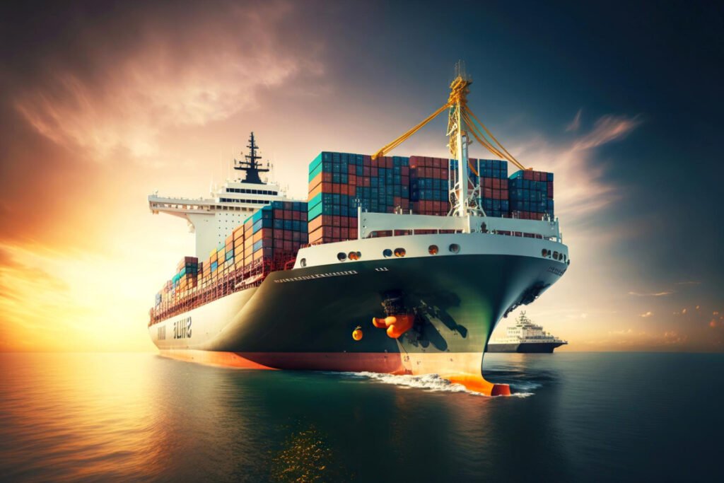 sailing-through-harbor-cargo-port-huge-sea-ship-with-containers-deck 2